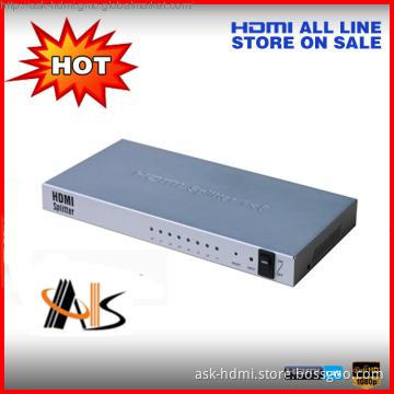 NEW 1.4v  HDMI splitter 1x8 3D